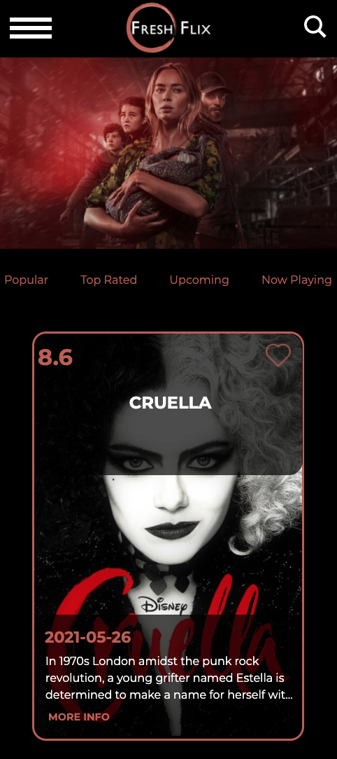 home page freshflix